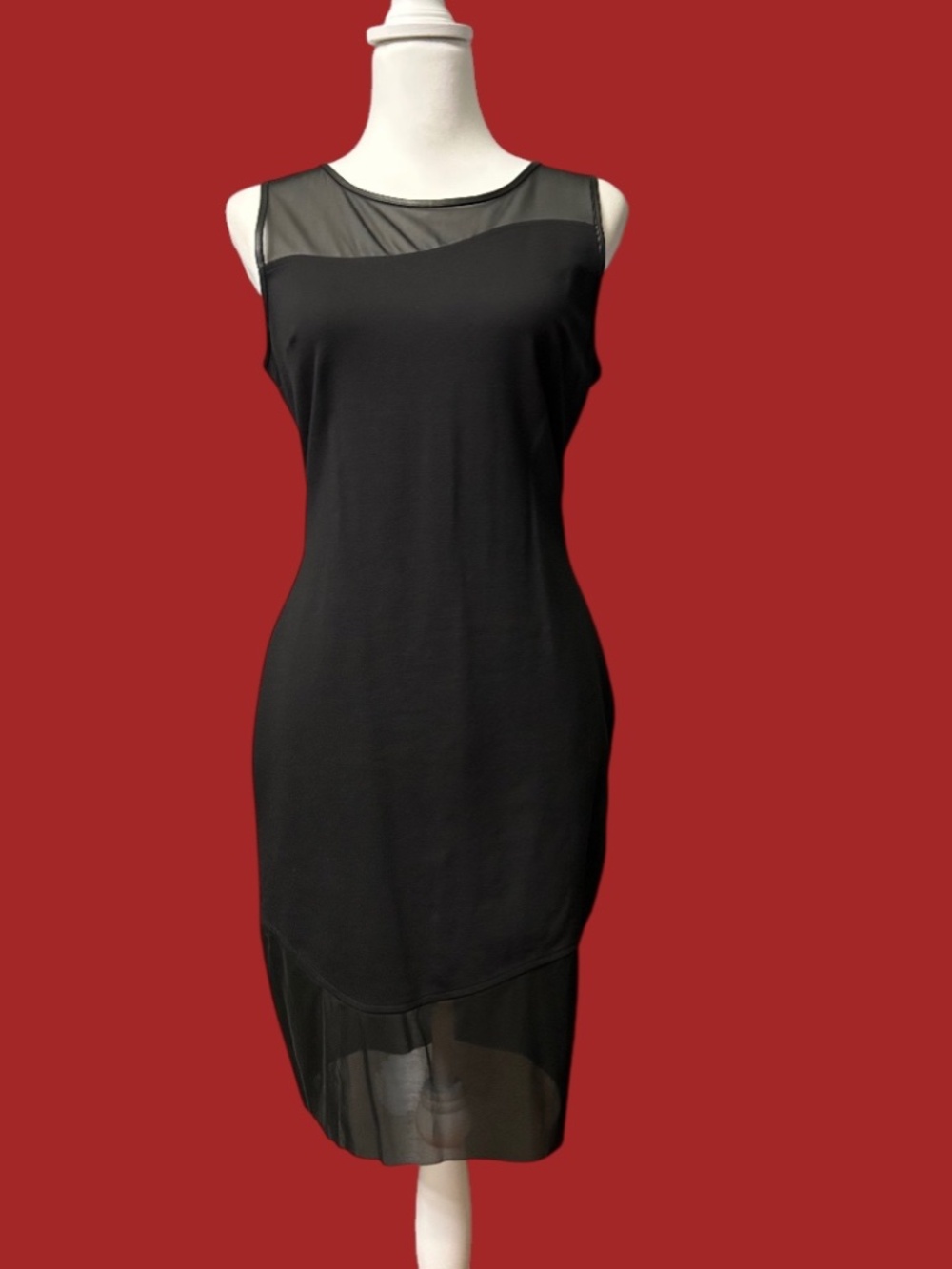 Nearly New. Black Sheath Dress